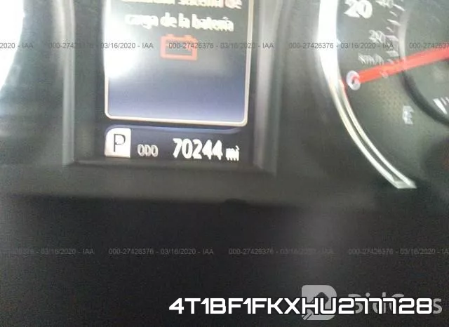 4T1BF1FKXHU277728 фото 8