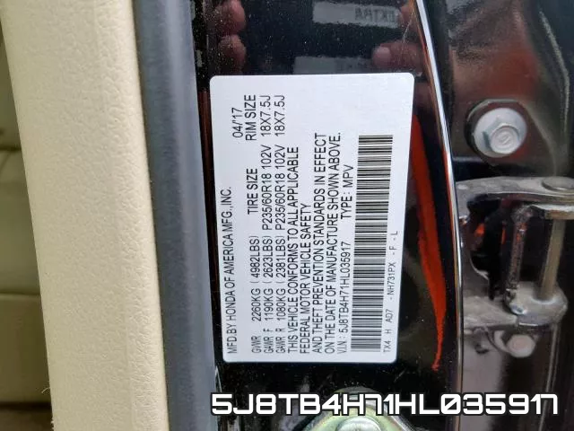 5J8TB4H71HL035917 фото 2