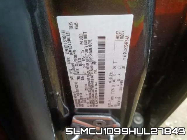 5LMCJ1D99HUL27843 фото 2
