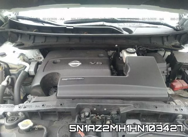 5N1AZ2MH1HN103427 фото 2