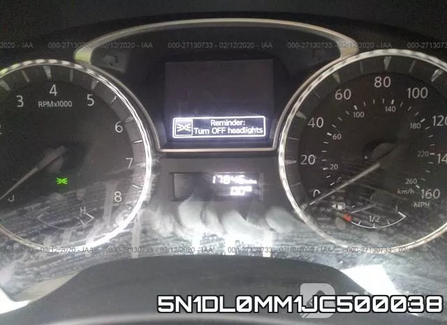 5N1DL0MM1JC500038 фото 8