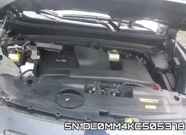 5N1DL0MM4KC505378 фото 2