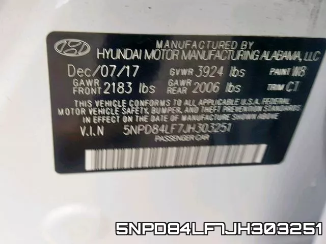 5NPD84LF7JH303251 фото 2