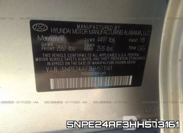 5NPE24AF3HH573161 фото 10