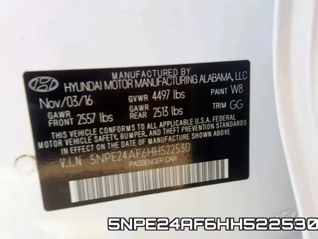 5NPE24AF6HH522530 фото 2