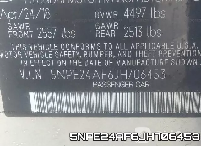 5NPE24AF6JH706453 фото 10