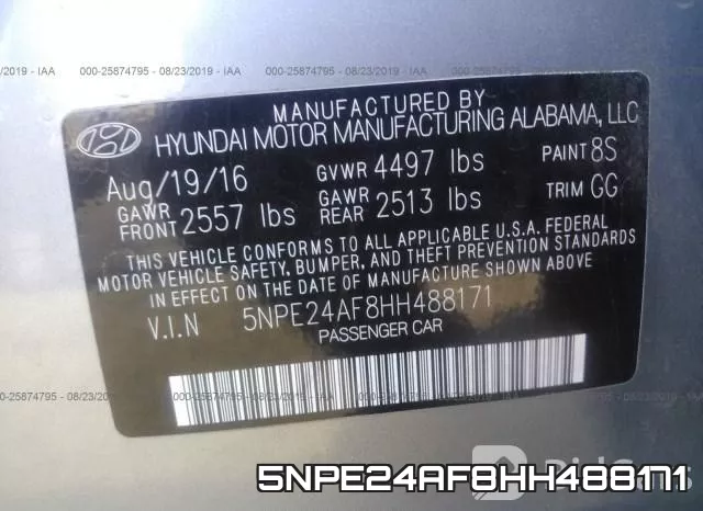 5NPE24AF8HH488171 фото 10
