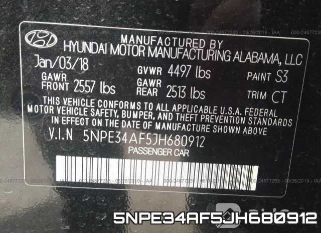 5NPE34AF5JH680912 фото 10