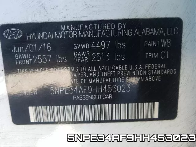 5NPE34AF9HH453023 фото 2