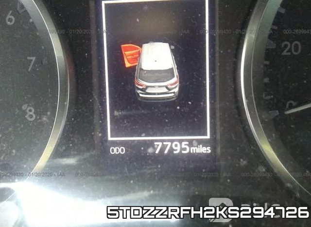5TDZZRFH2KS294726 фото 8