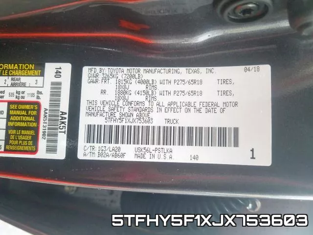 5TFHY5F1XJX753603 фото 2