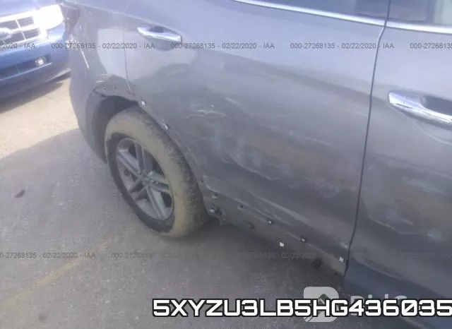 5XYZU3LB5HG436035 фото 7