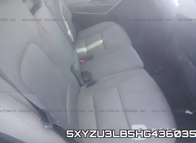 5XYZU3LB5HG436035 фото 9