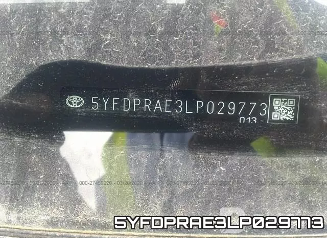 5YFDPRAE3LP029773 фото 10