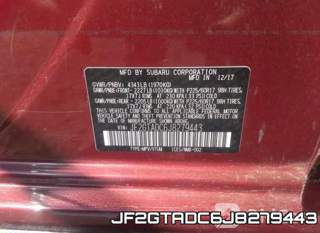 JF2GTADC6J8279443 фото 10