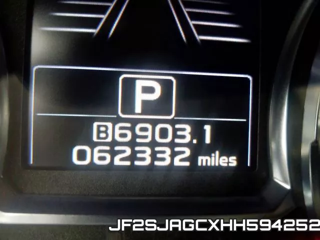 JF2SJAGCXHH594252 фото 6