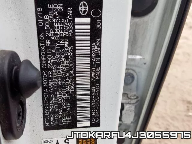 JTDKARFU4J3055975 фото 2
