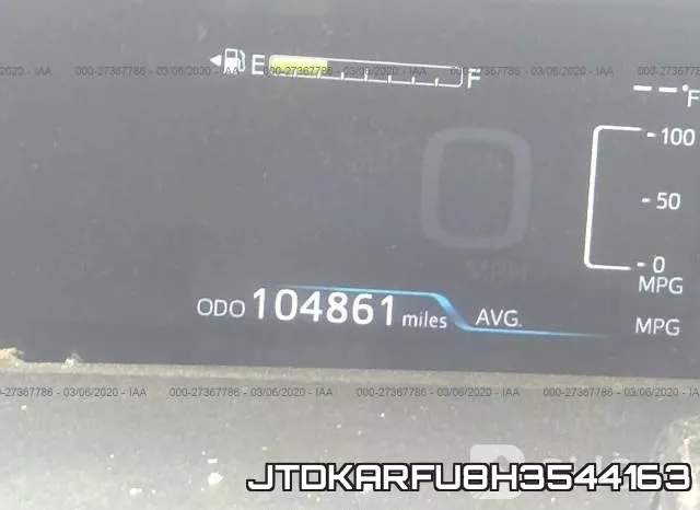 JTDKARFU8H3544163 фото 8
