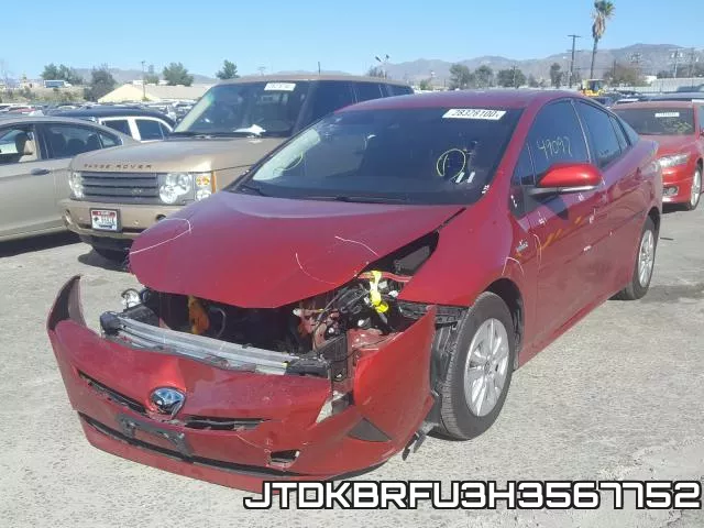 JTDKBRFU3H3567752 фото 3
