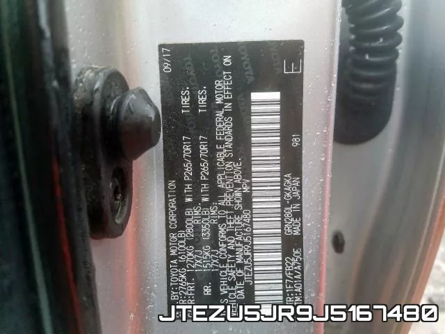 JTEZU5JR9J5167480 фото 2