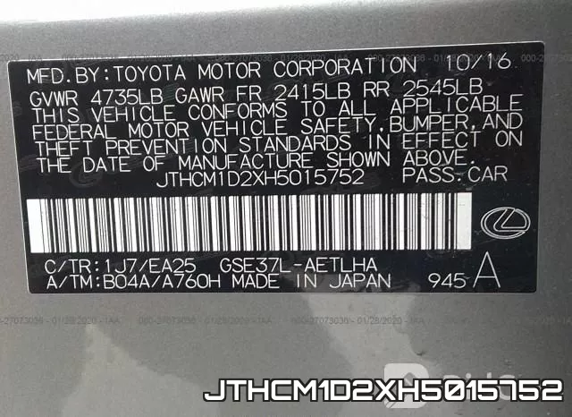 JTHCM1D2XH5015752 фото 10
