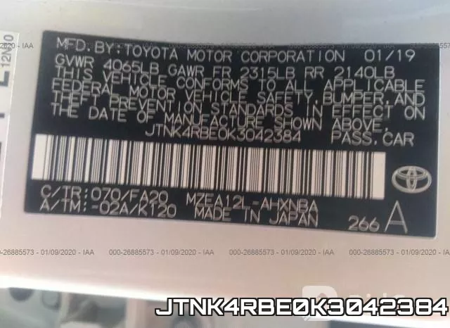 JTNK4RBE0K3042384 фото 10