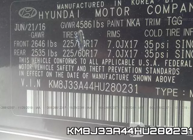 KM8J33A44HU280231 фото 10