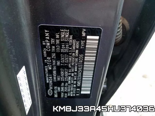 KM8J33A45HU374036 фото 2