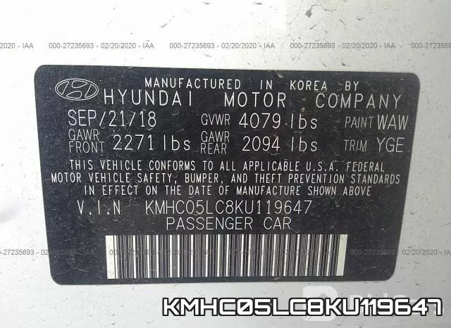 KMHC05LC8KU119647 фото 10