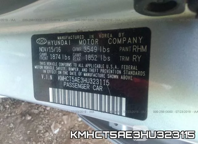 KMHCT5AE3HU323115 фото 10