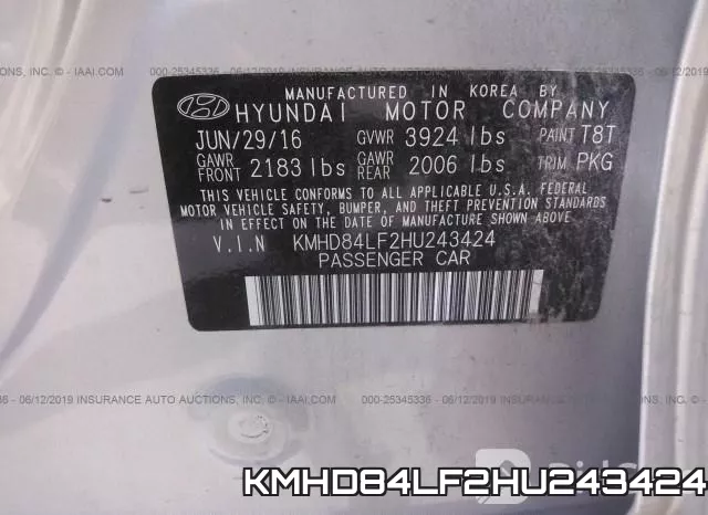 KMHD84LF2HU243424 фото 10