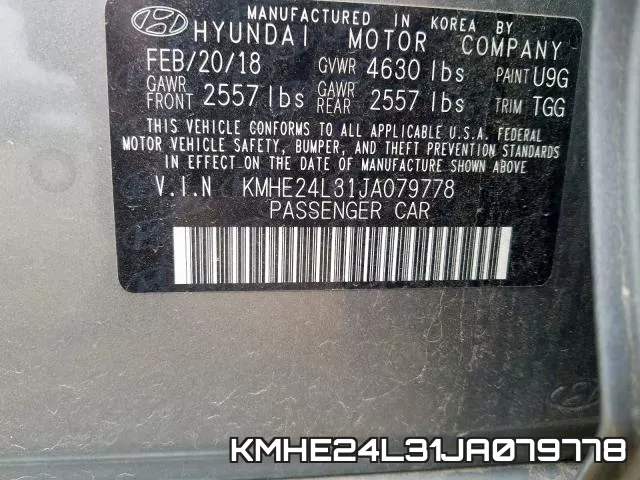 KMHE24L31JA079778 фото 2