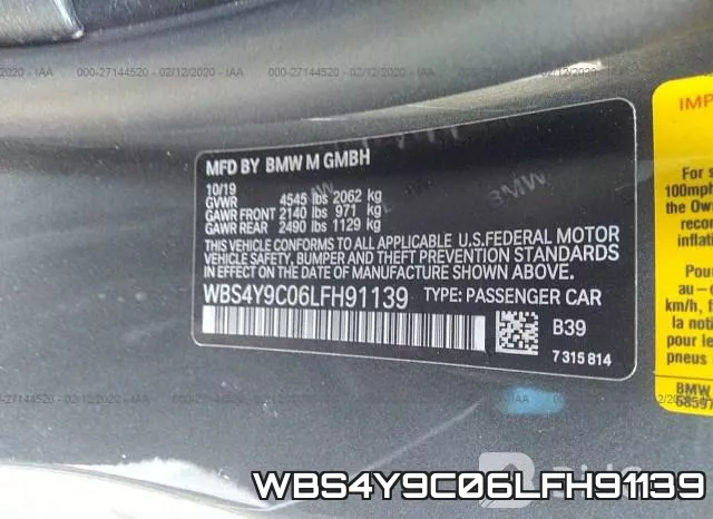 WBS4Y9C06LFH91139 фото 10