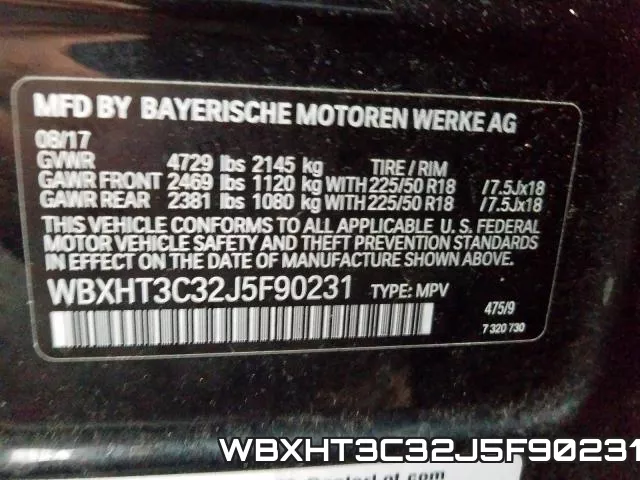 WBXHT3C32J5F90231 фото 2