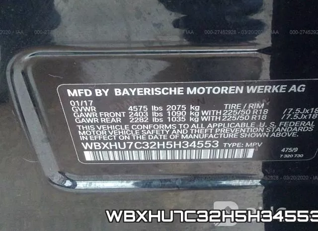 WBXHU7C32H5H34553 фото 10