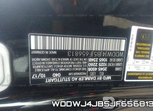 WDDWJ4JB5JF656813 фото 10