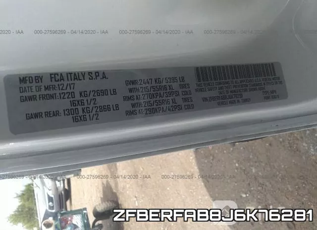 ZFBERFAB8J6K76281 фото 10