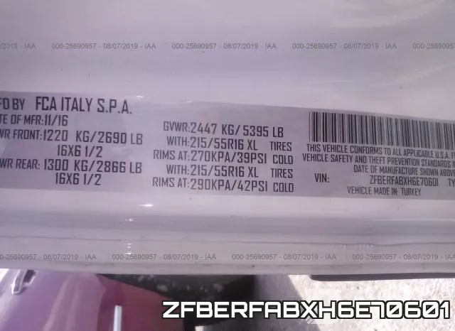 ZFBERFABXH6E70601 фото 10