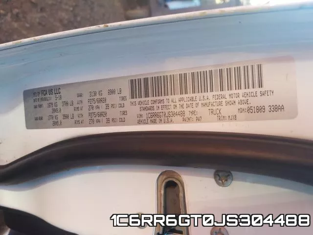 1C6RR6GT0JS304488 фото 2