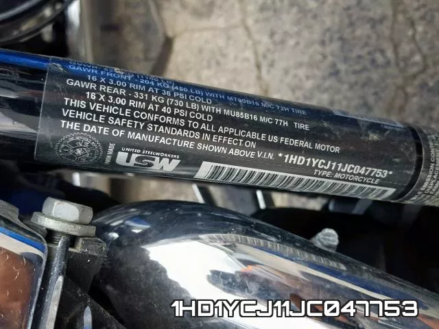 1HD1YCJ11JC047753 фото 2