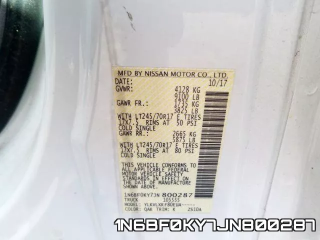 1N6BF0KY7JN800287 фото 2