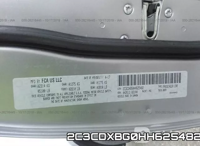 2C3CDXBG0HH625482 фото 10