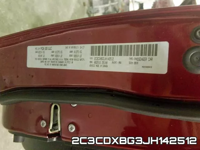 2C3CDXBG3JH142512 фото 2