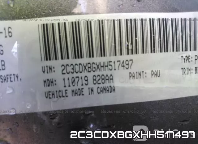 2C3CDXBGXHH517497 фото 10