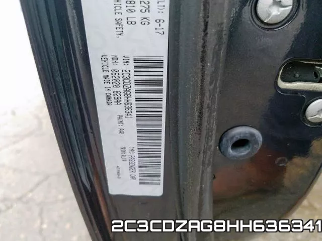 2C3CDZAG8HH636341 фото 2