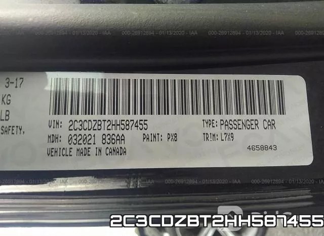 2C3CDZBT2HH587455 фото 10