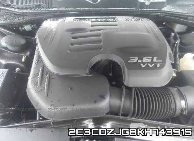 2C3CDZJG8KH743915 фото 2