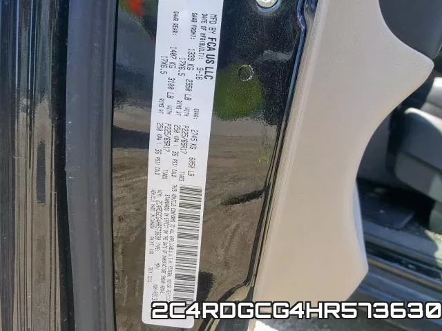 2C4RDGCG4HR573630 фото 2