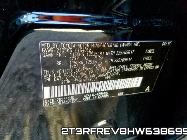 2T3RFREV8HW638695 фото 2