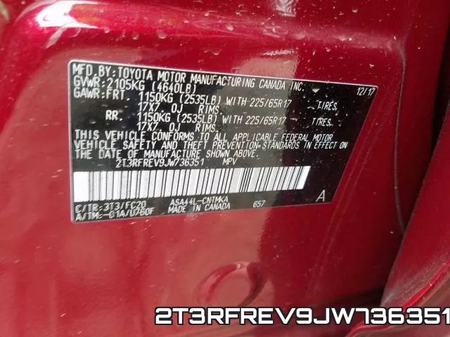 2T3RFREV9JW736351 фото 2